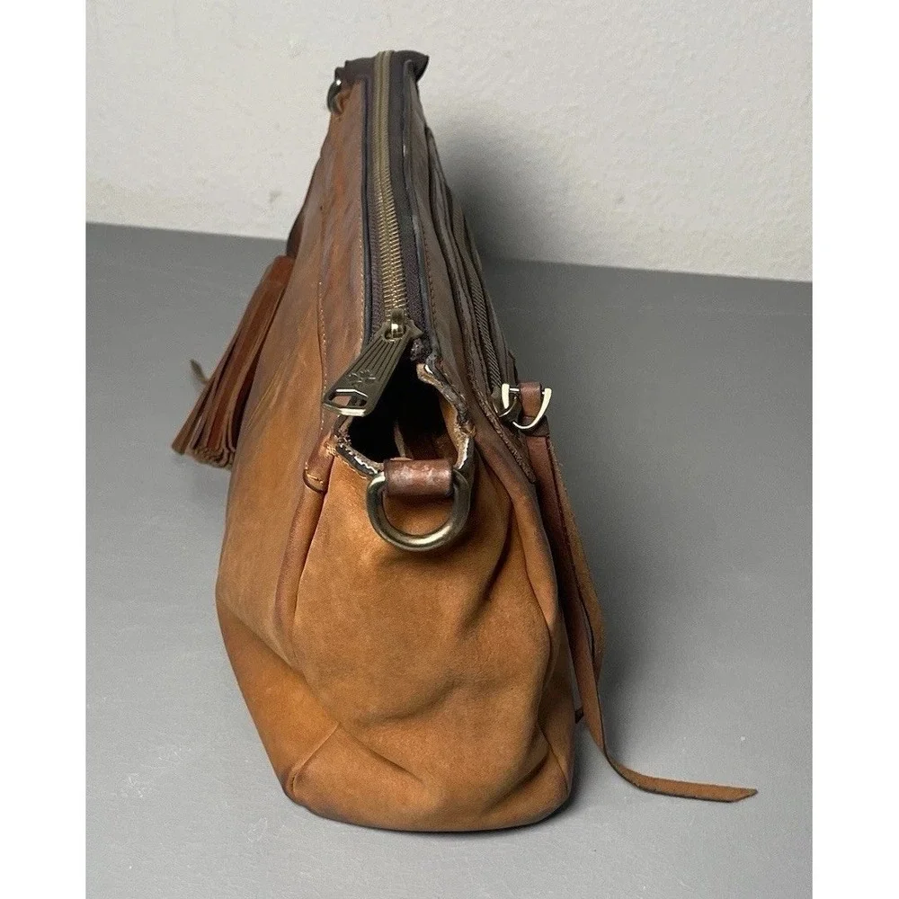 Vintage Patricia‎ Nash Women's Tan Leather Tassel Bag